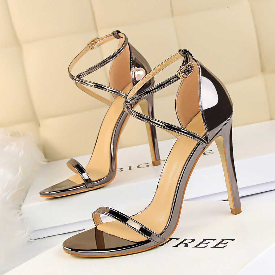 11cm heels bronze