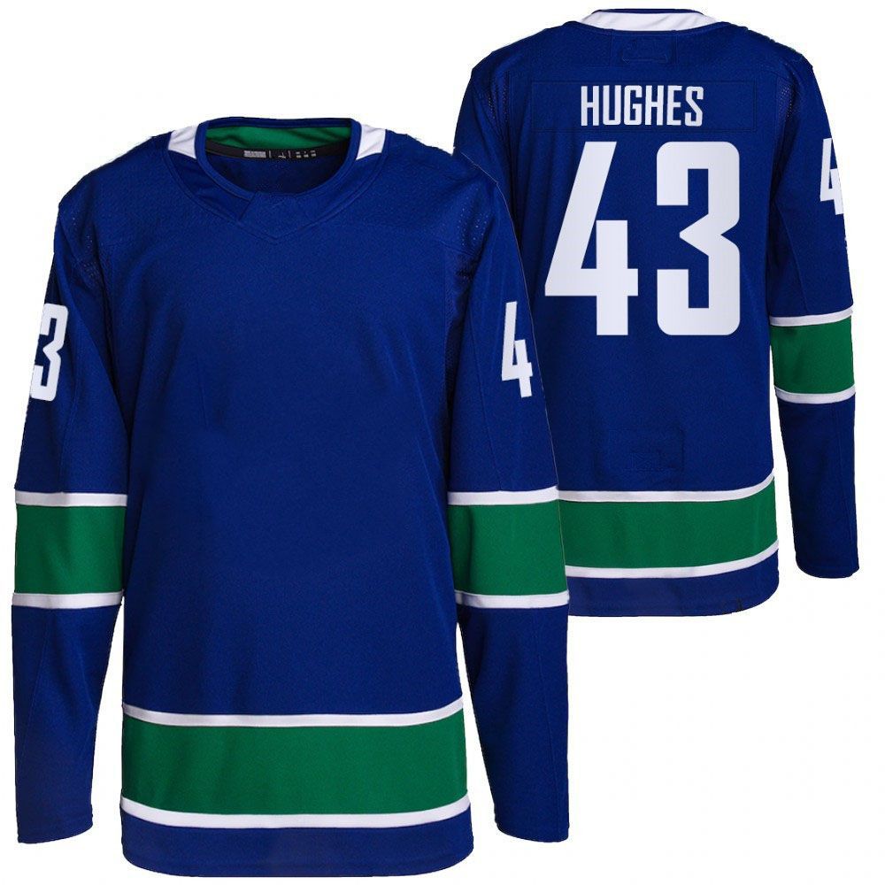 VancouverCanucks#43 Quinn Hughes Reverse Retro Hockey Jersey #40 Elias  Pettersson Ethan Bear Brock Boeser Thatcher Demko Nils Aman Mogil From  Custom137, $24.11