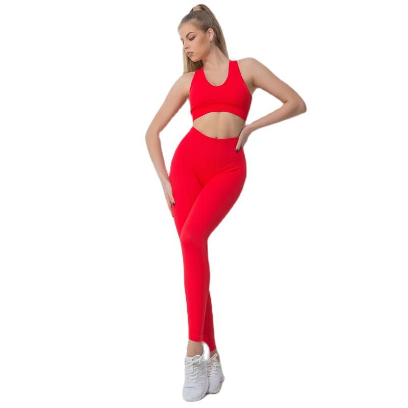 Red Leggings Set