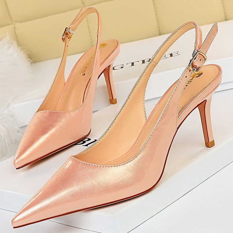 pink 7cm heels