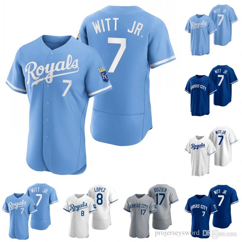 Kansas City Bobby Witt Jr. Royal Jersey Salvador Perez Nicky Lopez Michael  Taylor Luke Weaver MJ Melendez Jackie Bradley Jr. Drew Waters Dairon Blanco  Baseball Jerseys From Projerseysword, $17.58