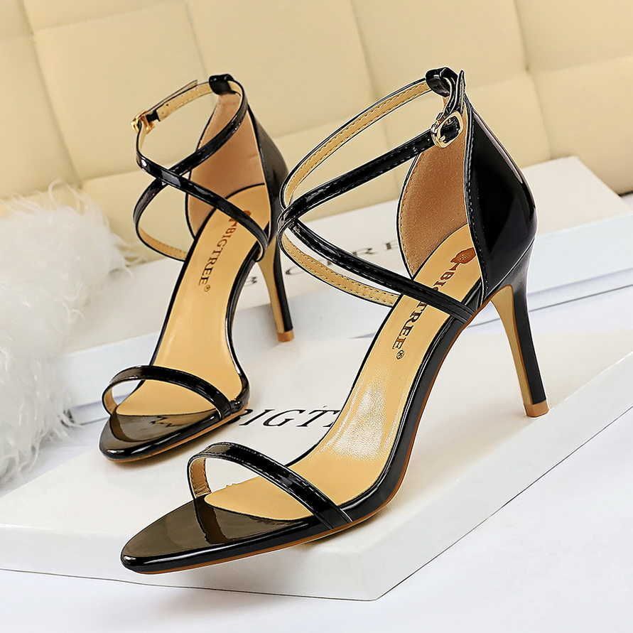 8cm heels black