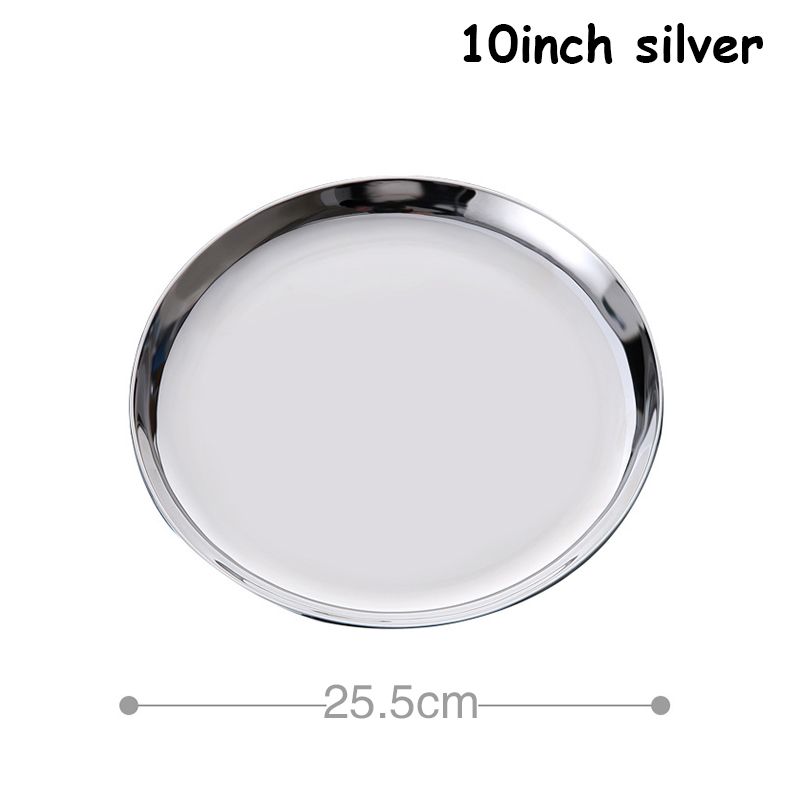 10 inch silver