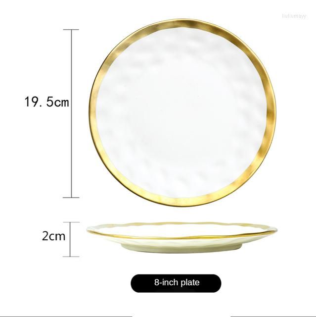 Gold Rimmed Plate