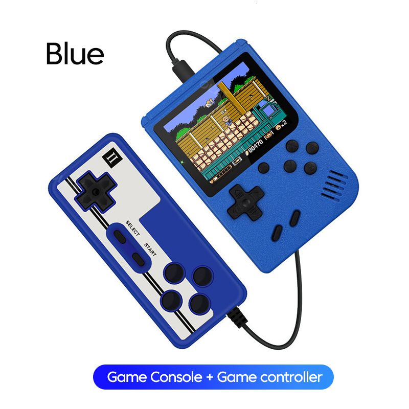 Blauw met gamepad