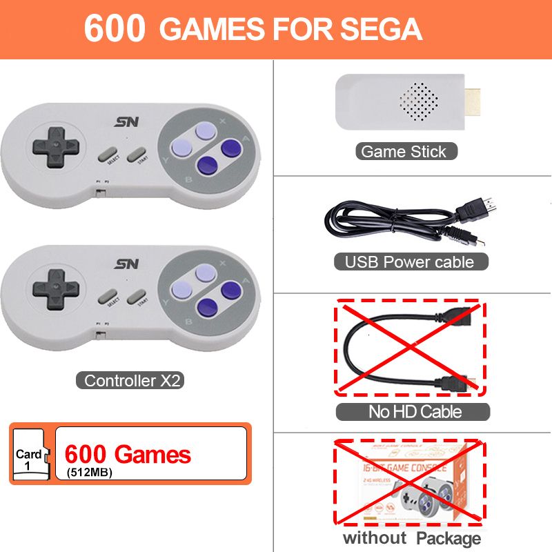 600 Games No Box