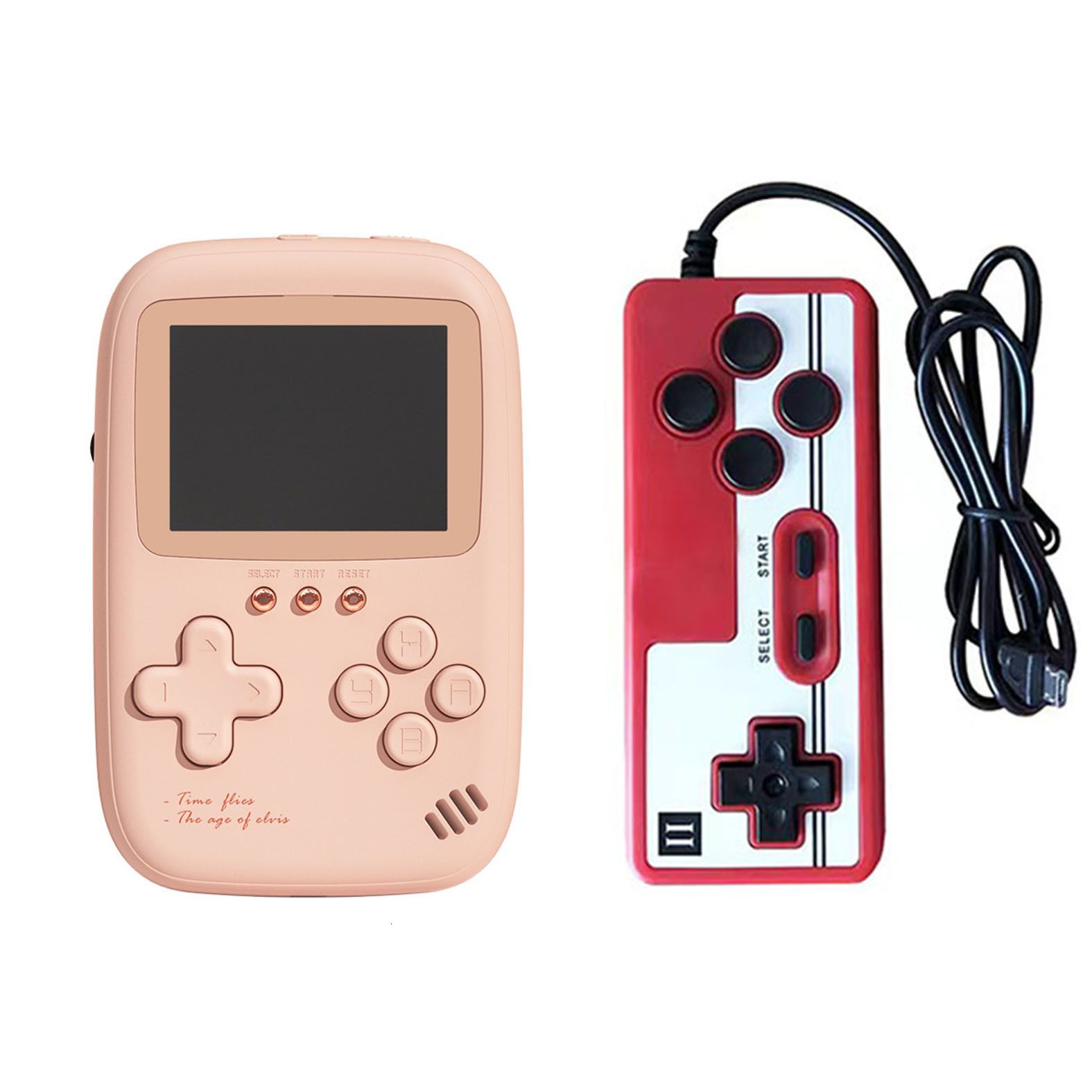 Roze met gamepad