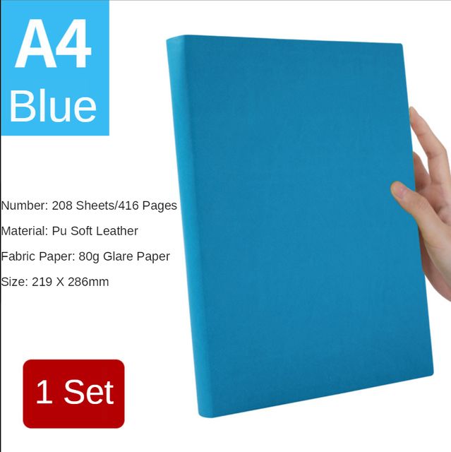 A4 Blue Blank