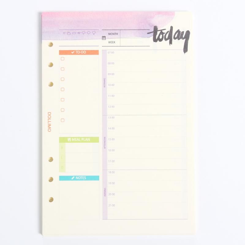 daily planner A5 210 142 mm