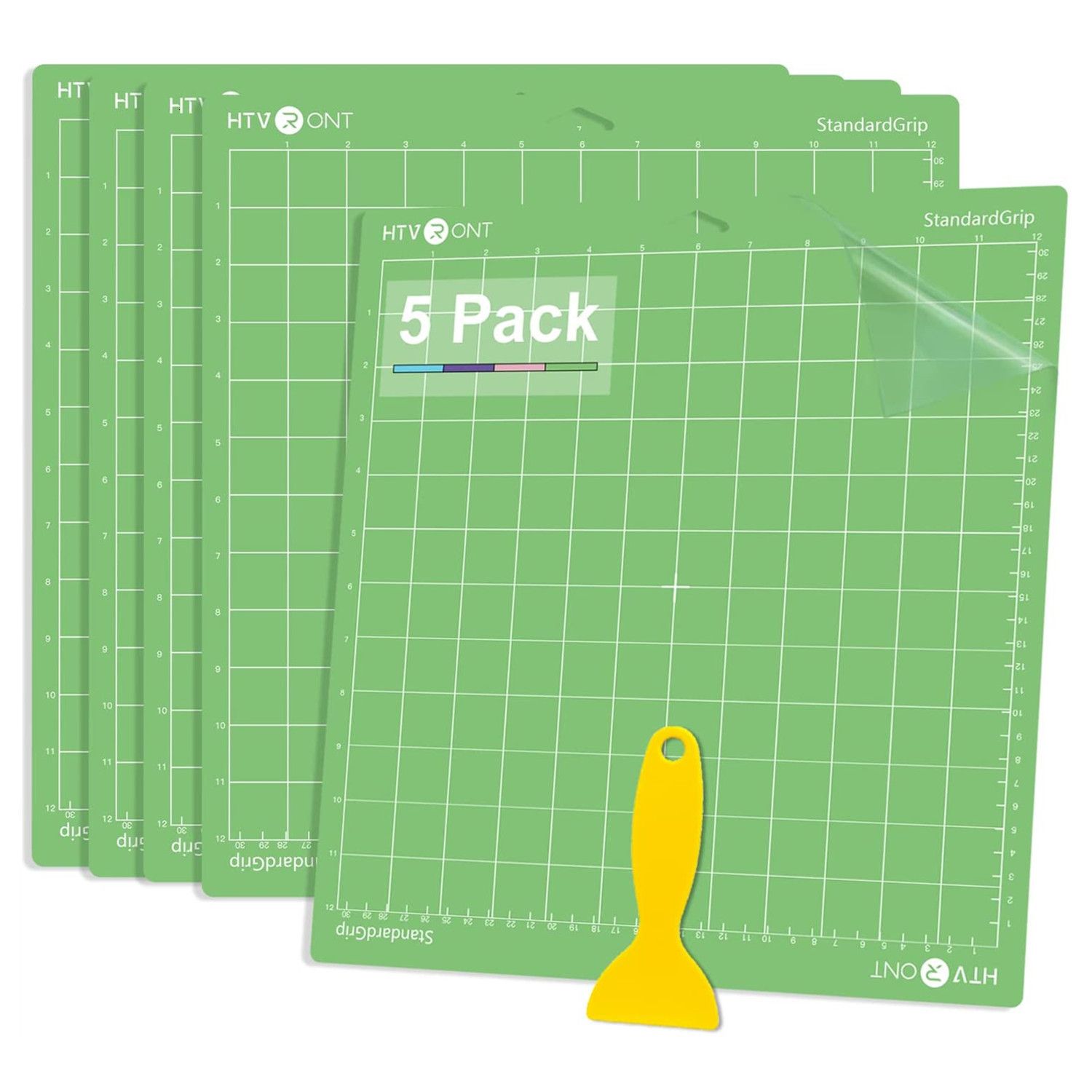 5 Pack Green-12x12in (30 x 30 cm