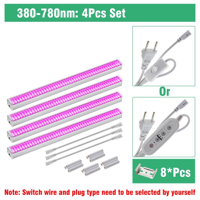 380-780nm 4Pcs