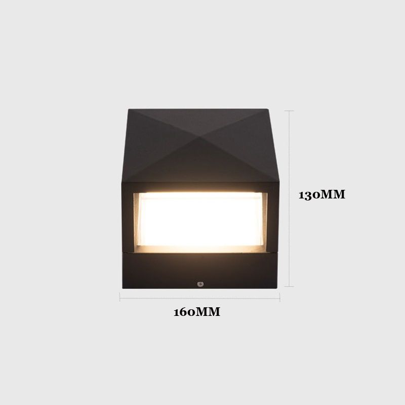 Style 1 Warm Light 12W Sand Black