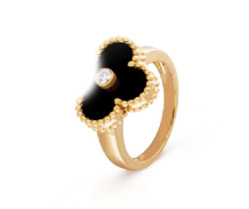 Clover Black (gold)