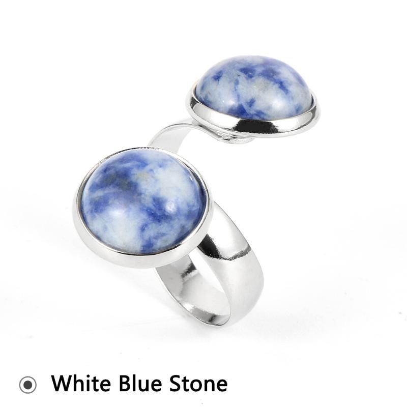 Witte blauwe steen