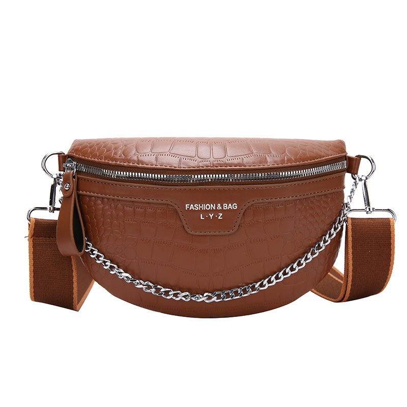 brown waist bag