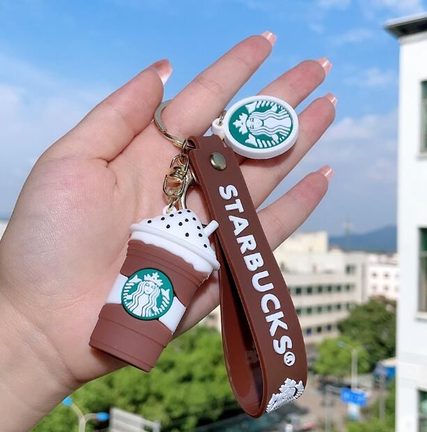 Cute Starbucks Coffee Cup Keychain Perfect Party Favor And Couple Travel  Rings Keychain Pendant Gift From Toponewholesaler, $2.08