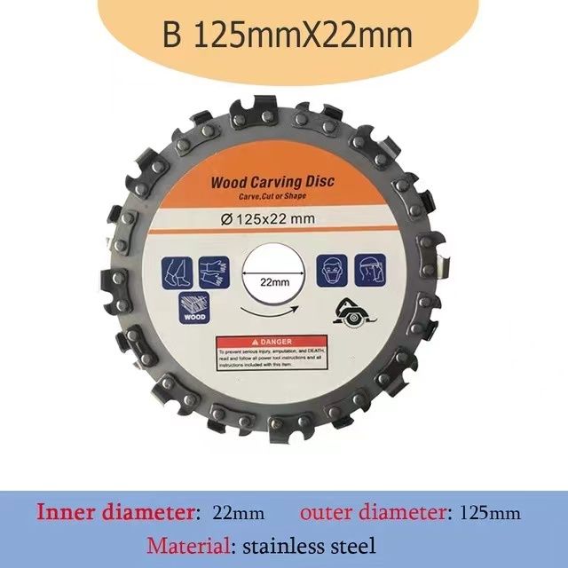 B 125 mm x 22 mm