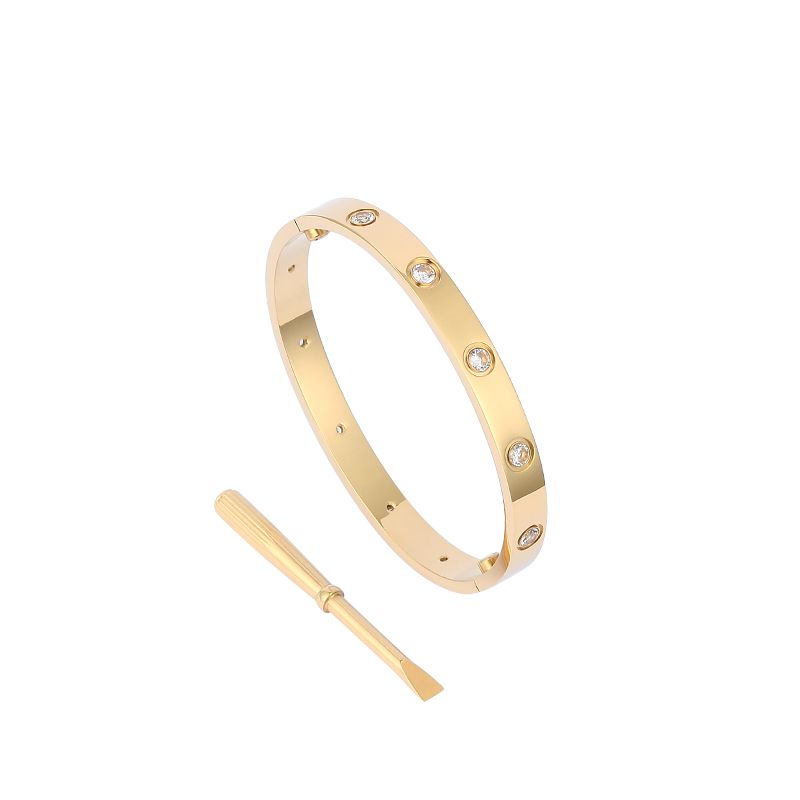 16 cm (gold with 10 diamonds)