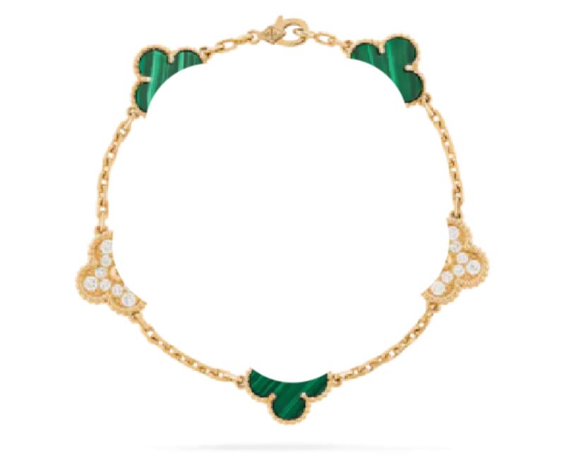 Goud + diamanten + groen