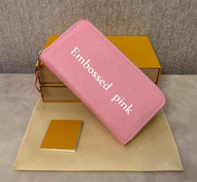 embossed pink
