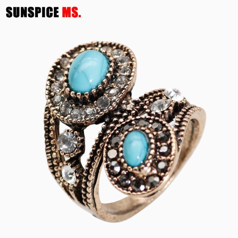 ll1649stone Antique Gold Plated