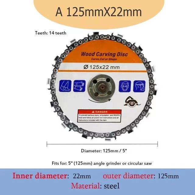 Een 125 mm x 22 mm