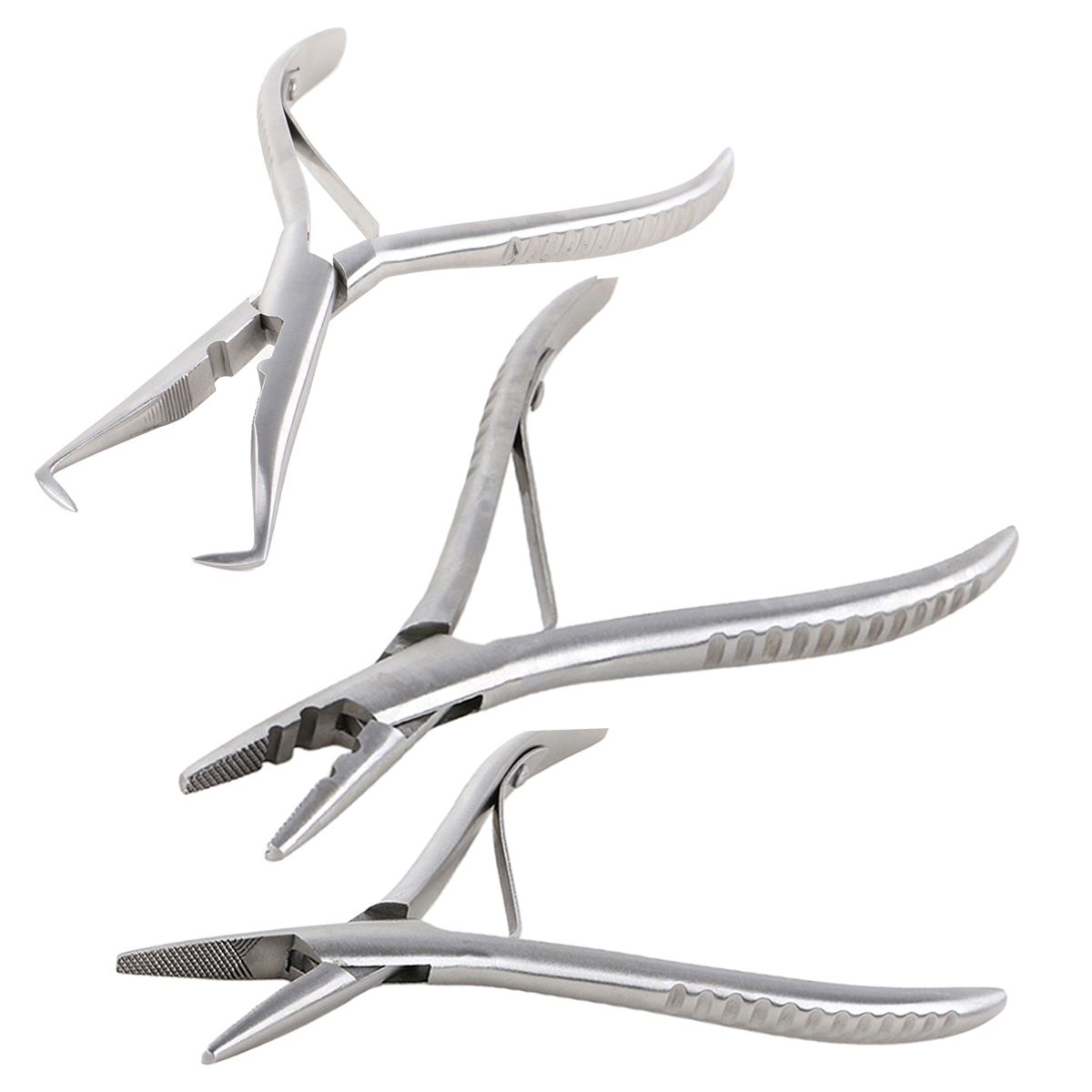 Stainless Steel Hair Pliers Pliers For Micro Nano Ring I Tip Hair