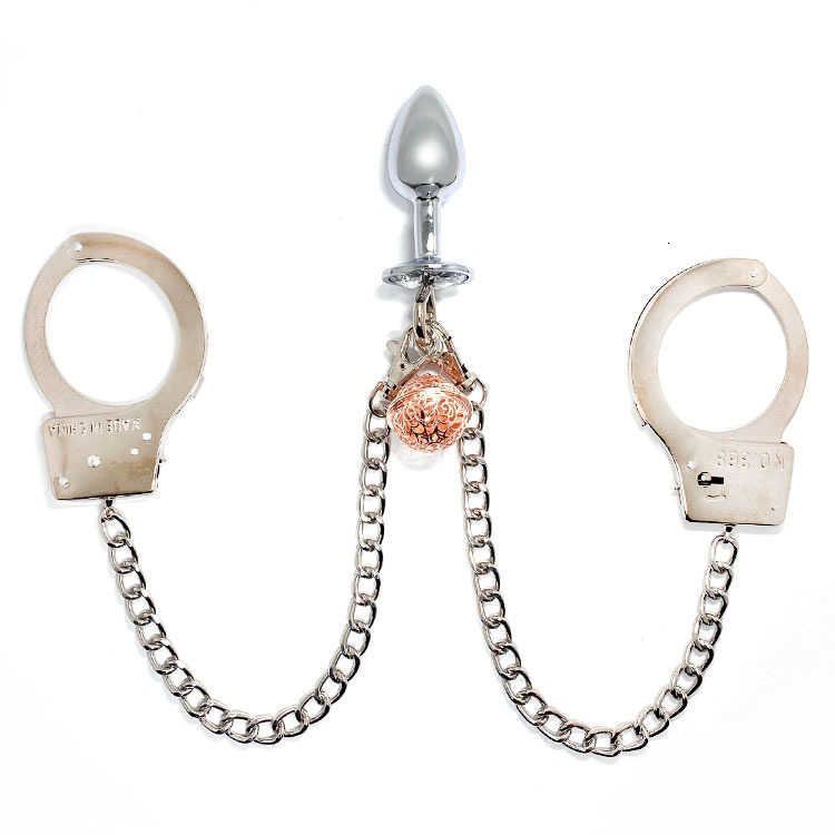 Jingongling Anal Plug + Handcuffs