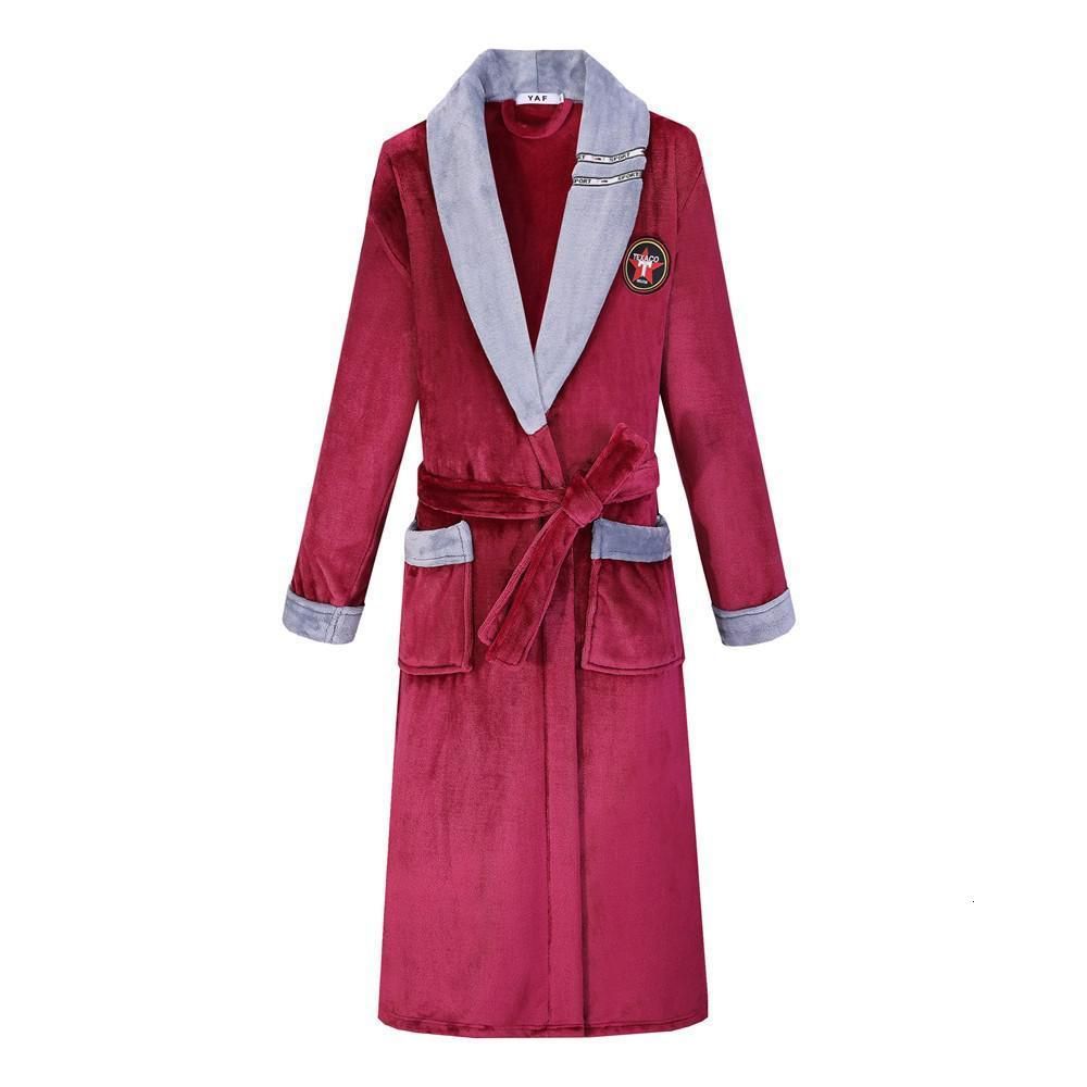 Burgundy Robe 1-Men L