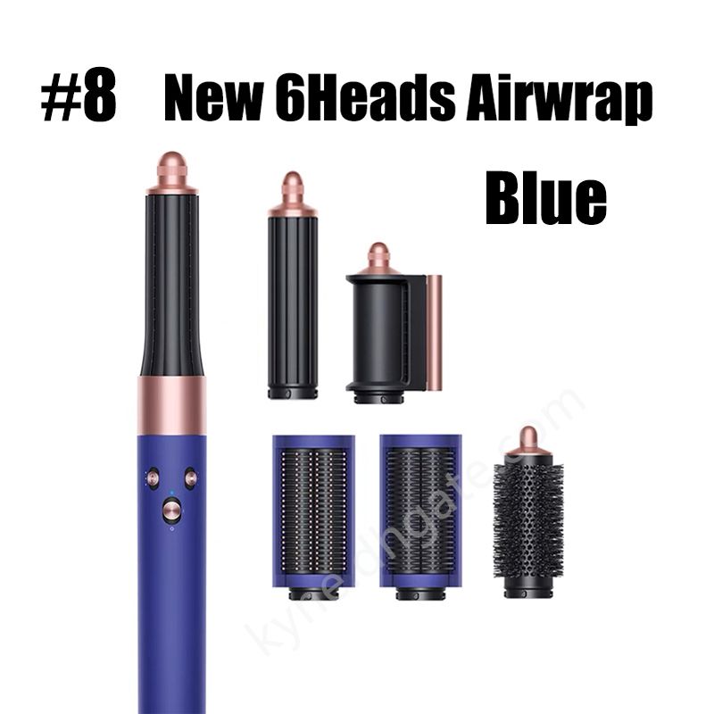 #8 New 6Heads Airwrap-Blue