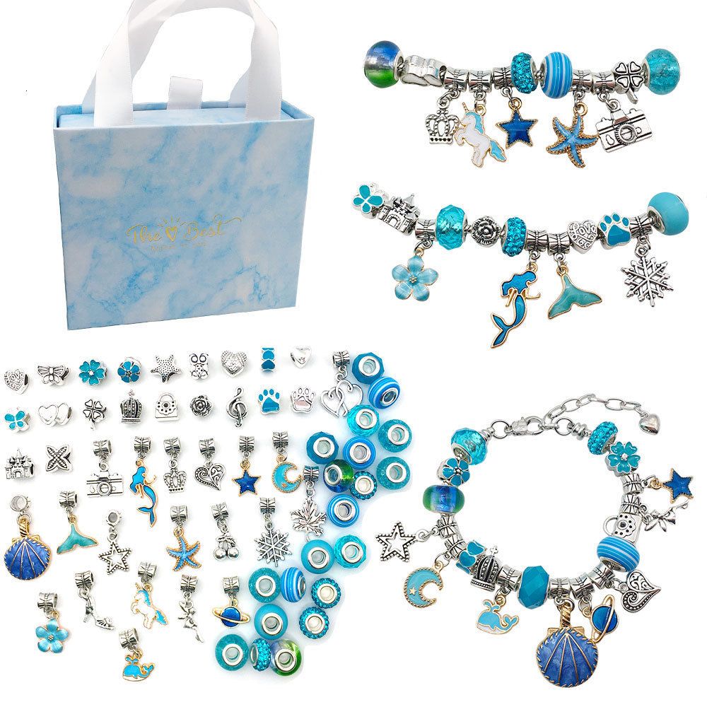 blue bracelet set