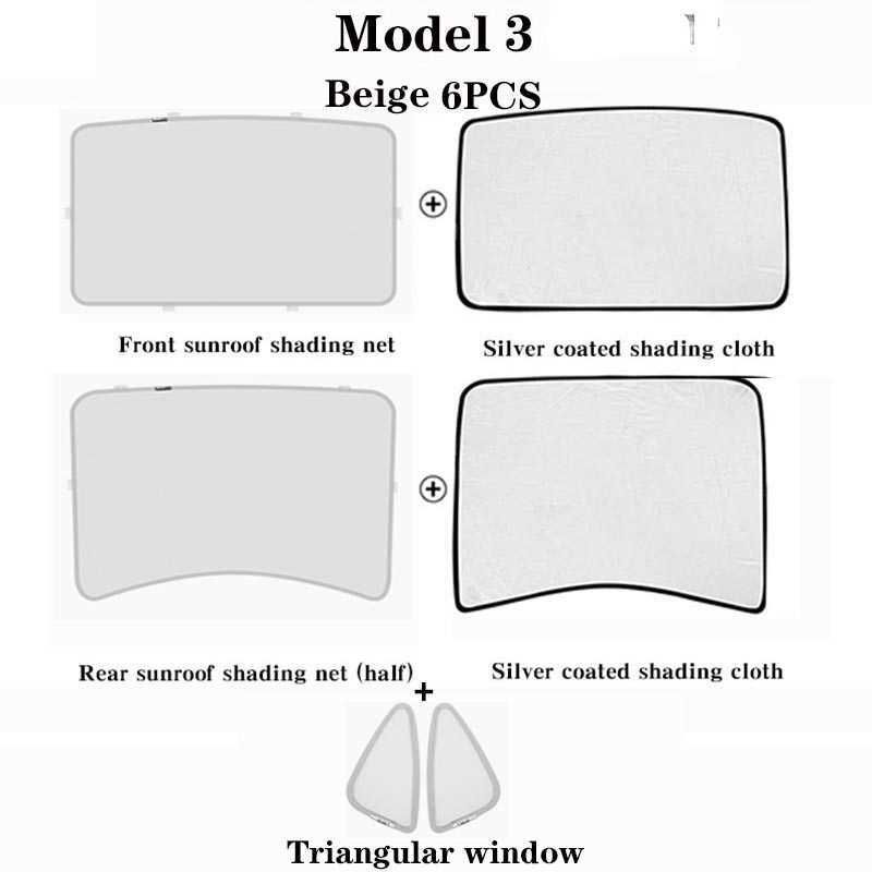 モデル3ベージュ（6pcs）