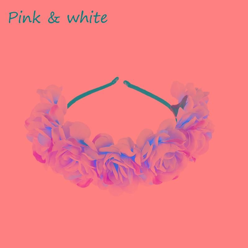 pink white