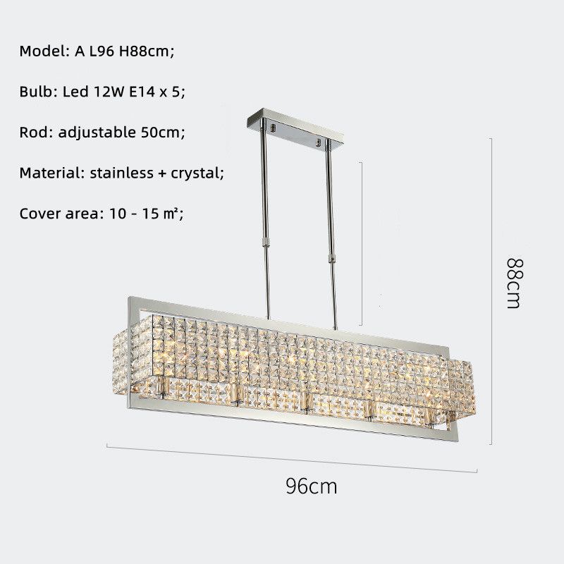 Een l96 cm warm licht 3000k