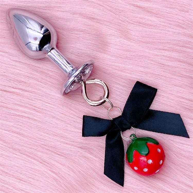 Strawberry Bow Bell Anal Plug