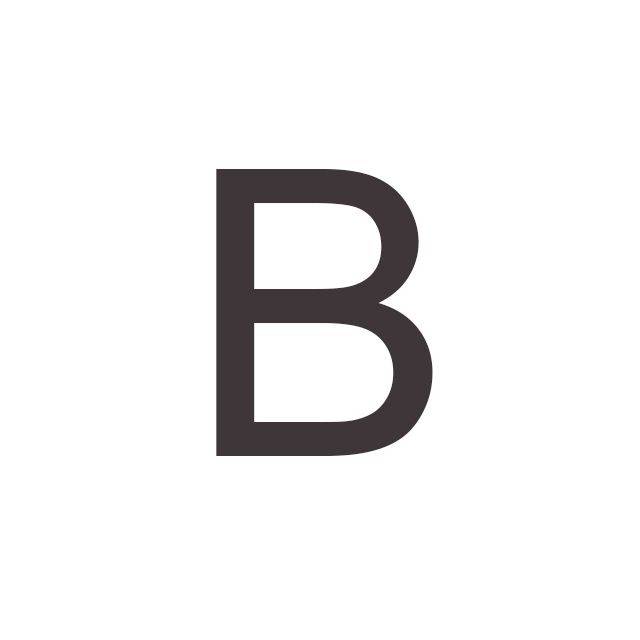 B