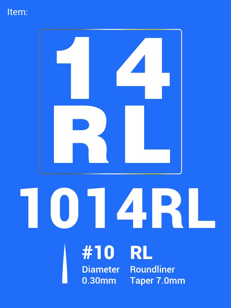 1014RL (0,3 мм) -20 шт. Белый