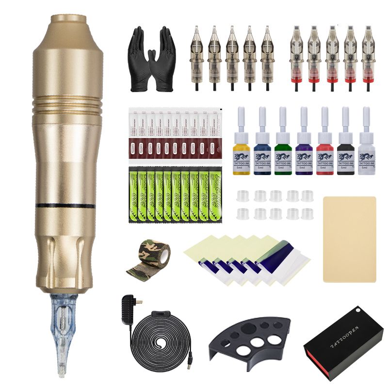 Gouden tattoo kit