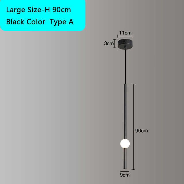 H 90cm Zwart Type A