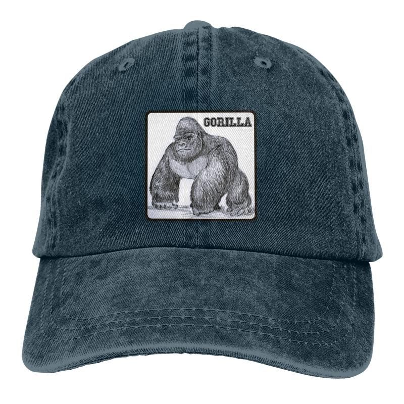 Marinblå gorilla