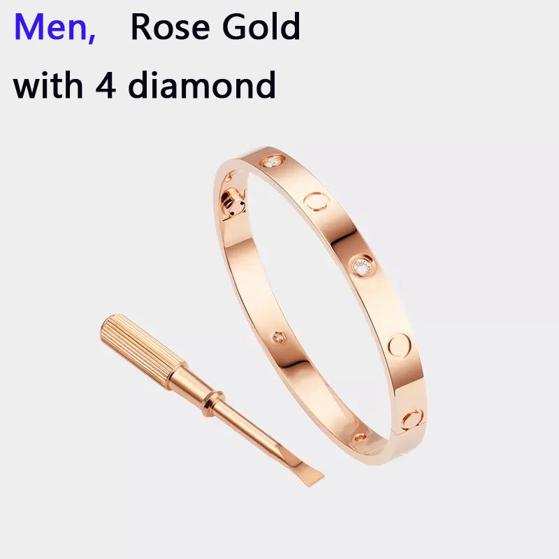 men rose with cz diamond