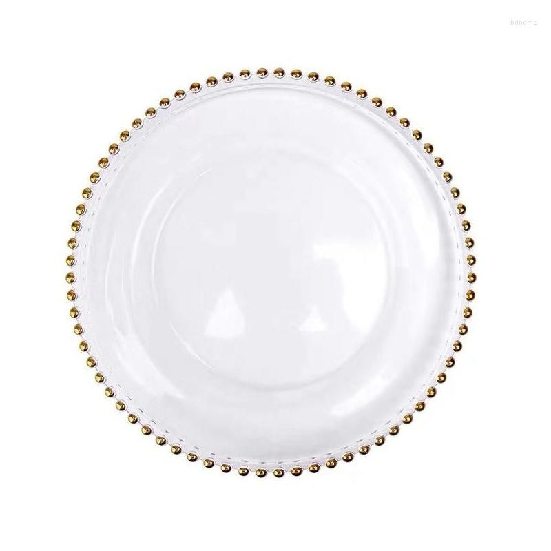 Golden bead plate