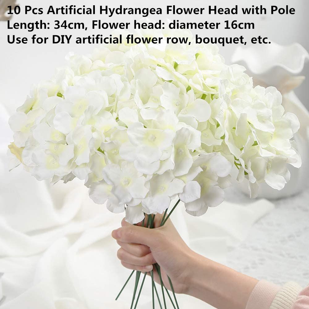 10pcs Hydrangea Head