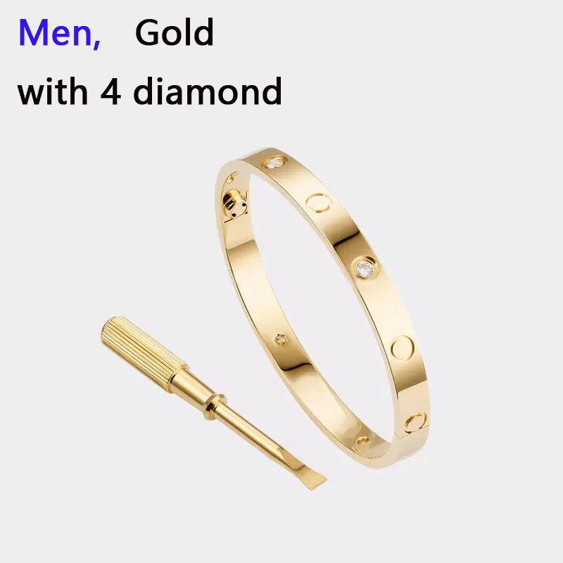 Men Gold con CZ Diamond