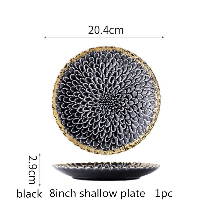 B8inch shallow plate