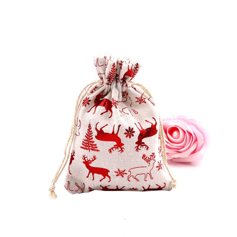 Rote Elch Forest-Xmas Bronzing Bag-13x18cm