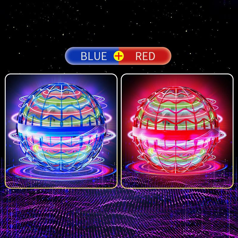 blue and red