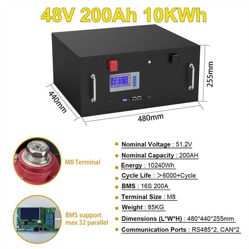 48V 200AH 32 PARALLELL