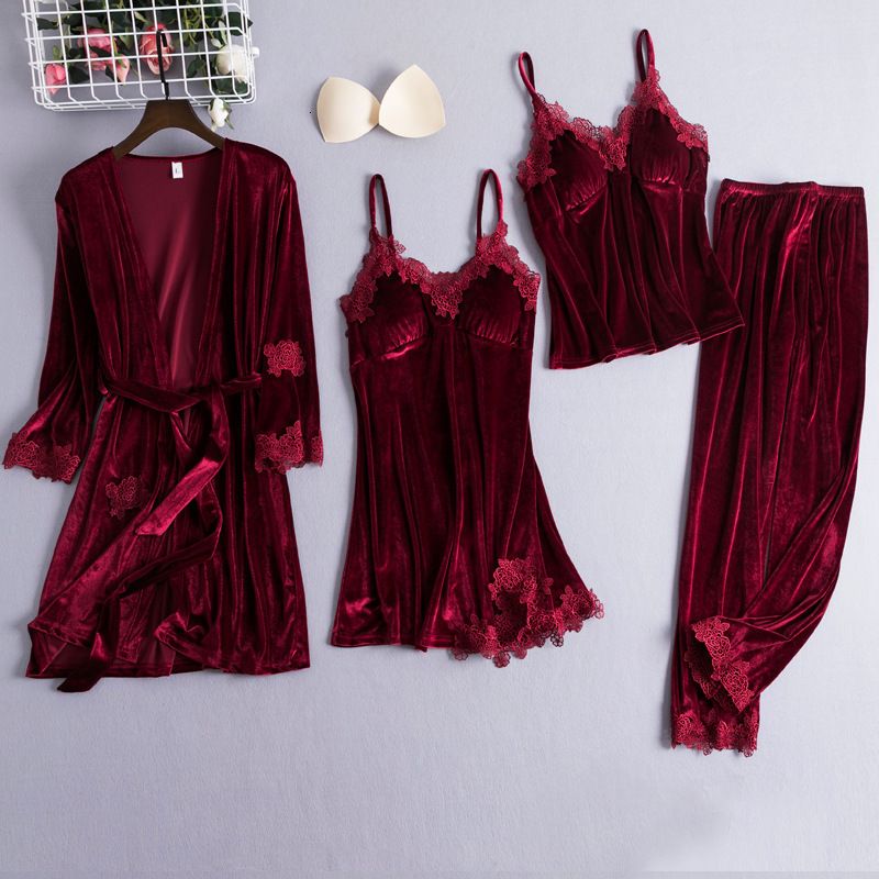 burgundy set - a