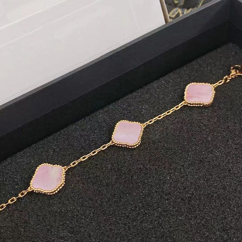 Gold Pink Bracelet